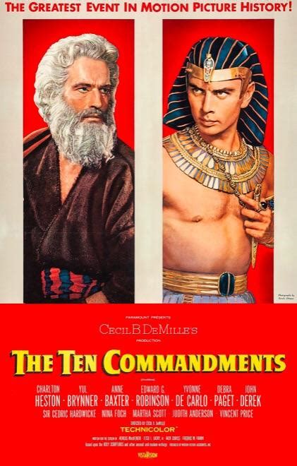 I watched The Ten Commandments (1956) :。